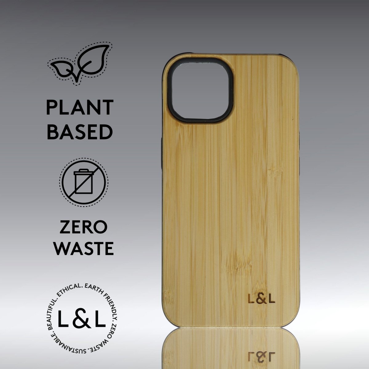 Eco Friendly Bamboo iPhone 14 Case - Loam & Lore