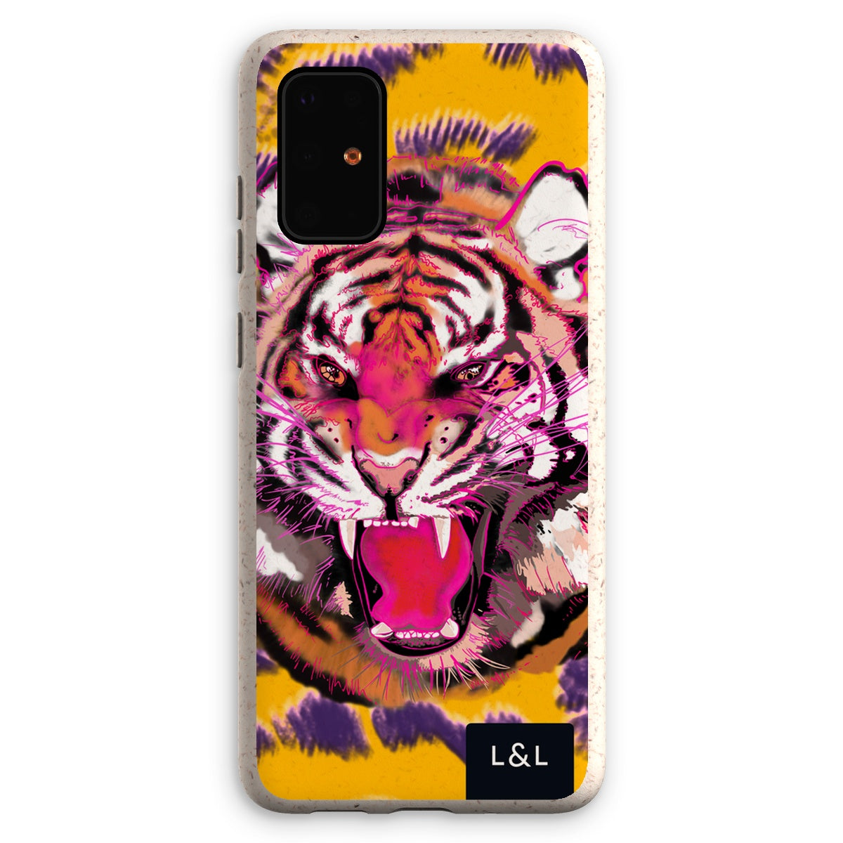 Neon Tiger Eco Phone Case