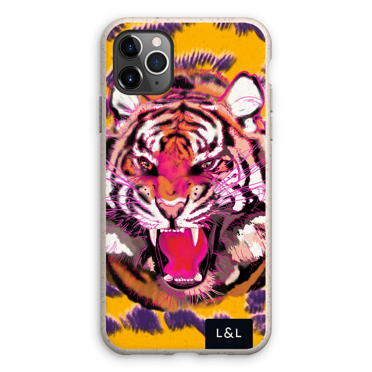 Neon Tiger Eco Phone Case