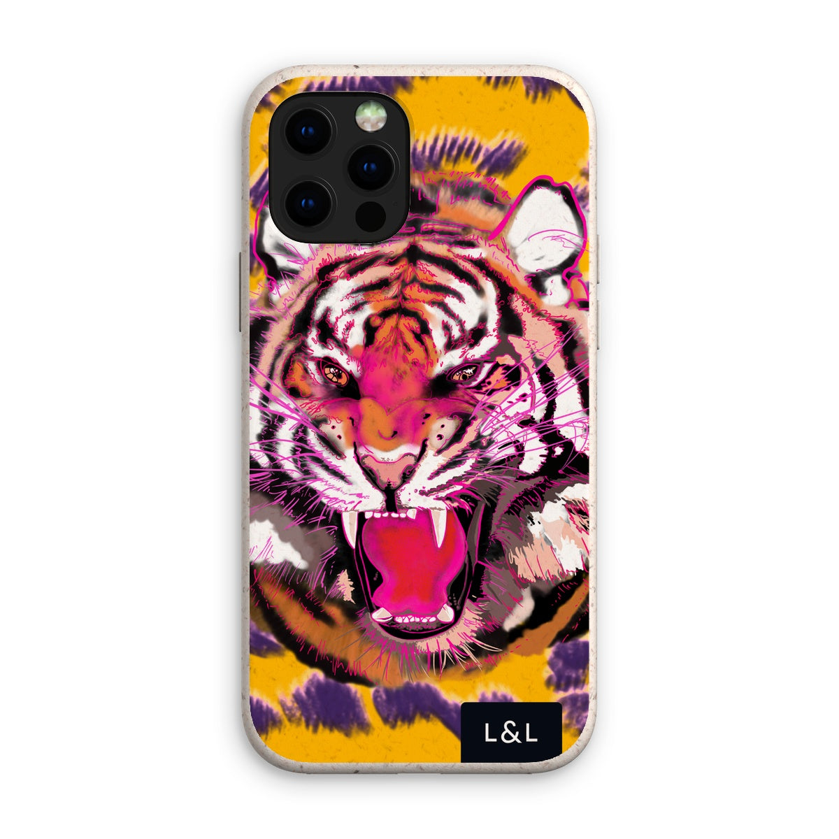 Neon Tiger Eco Phone Case