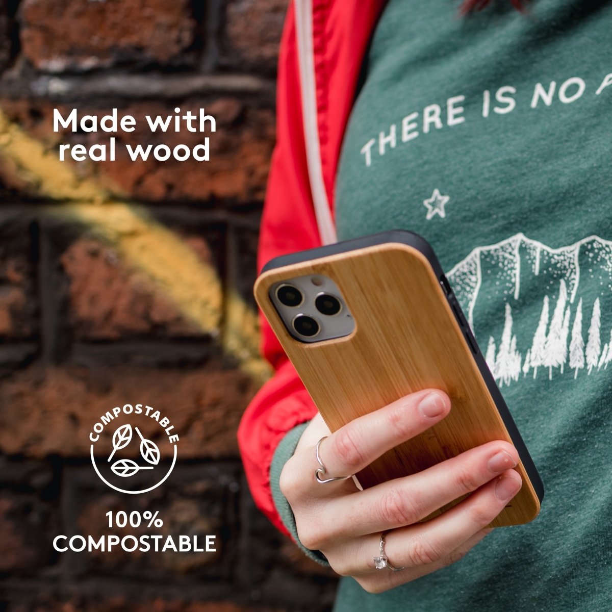 Bamboo iPhone 12 and 12 Pro Wood Phone Case with Eco-Friendly Shell - Loam & Lore