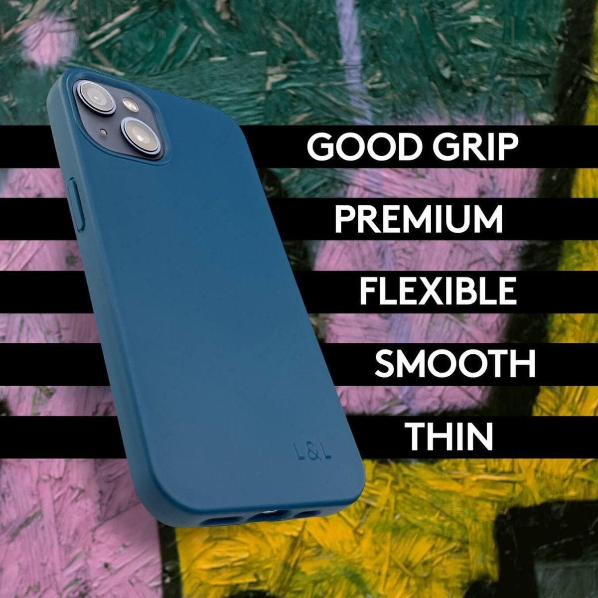 Biodegradable iPhone 13 Pro Case - Deep Blue - Loam & Lore