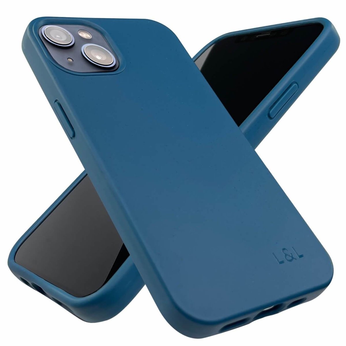 Biodegradable iPhone 14 Plus Case - Deep Blue - Loam & Lore