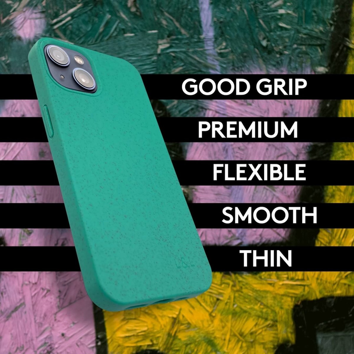 Biodegradable iPhone 14 Pro Case - Mint - Loam & Lore