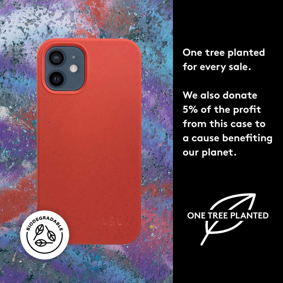 Biodegradable iPhone 14 Pro Max - Red - Loam & Lore