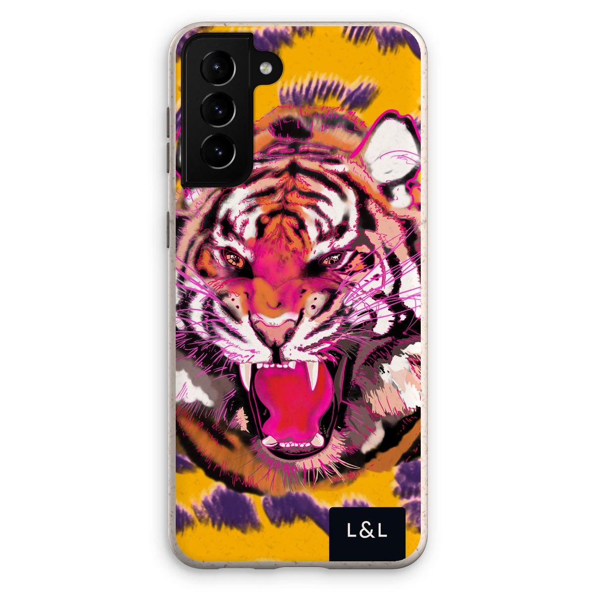 Neon Tiger Eco Phone Case