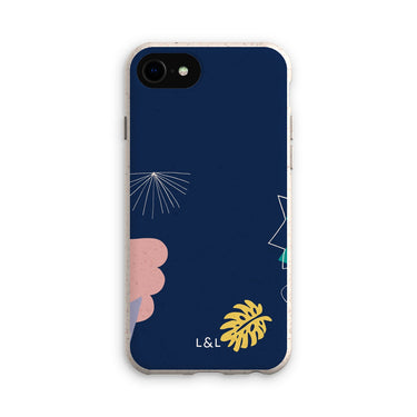 Geometric earth Eco Phone Case