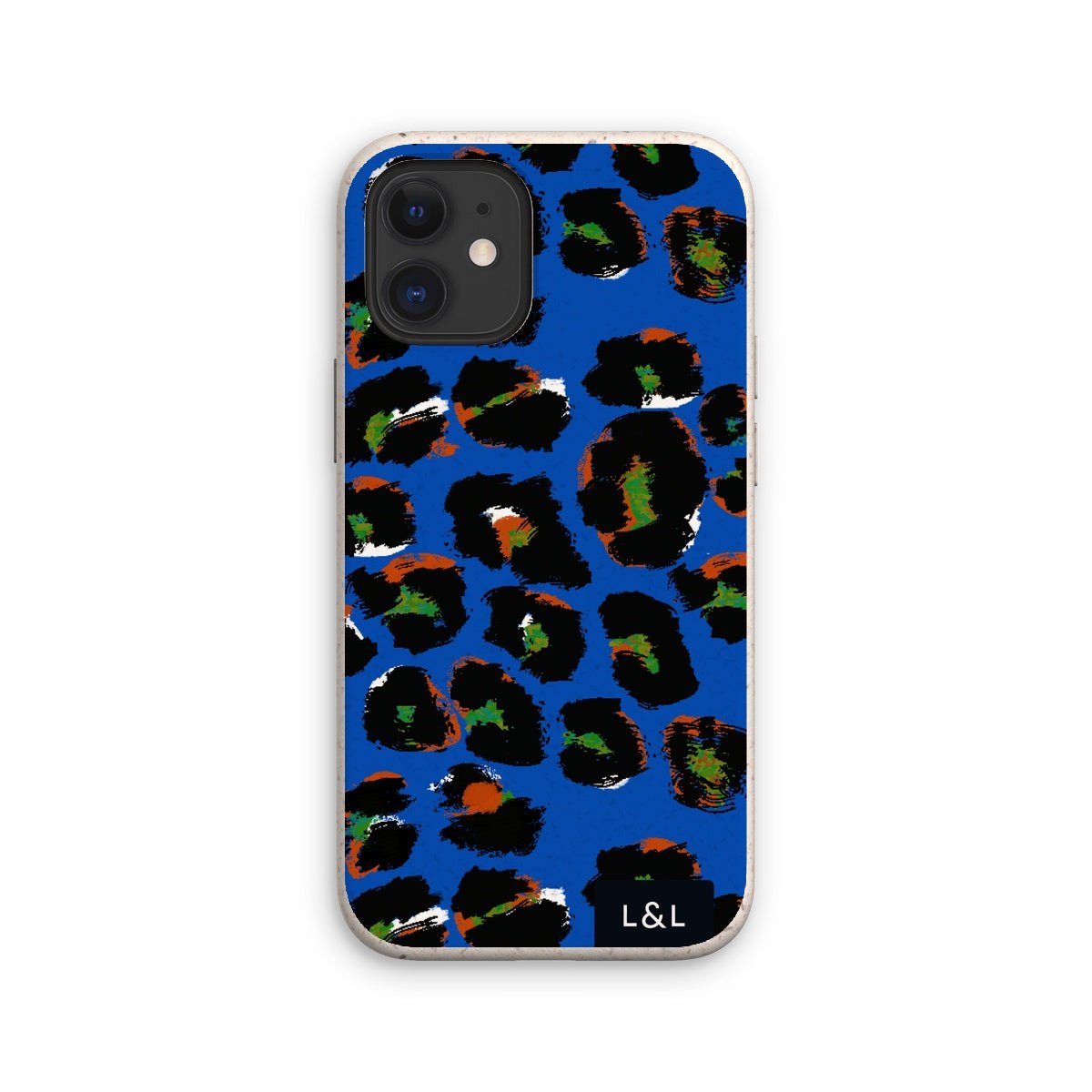 Dark Blue Leopard Eco Phone Case - Loam & Lore