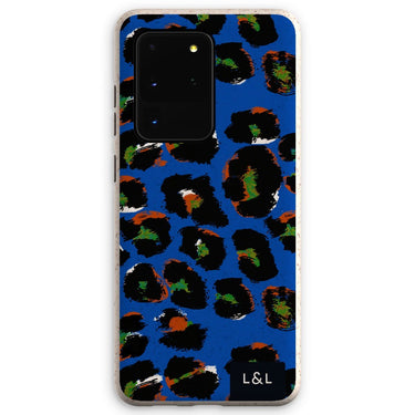 Dark Blue Leopard Eco Phone Case - Loam & Lore