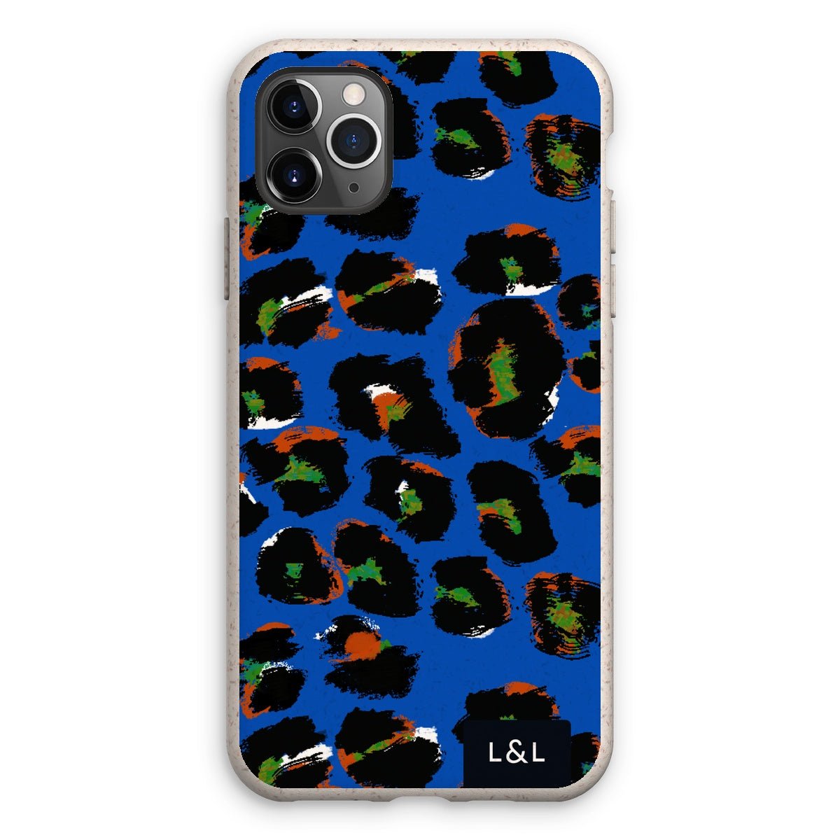 Dark Blue Leopard Eco Phone Case - Loam & Lore