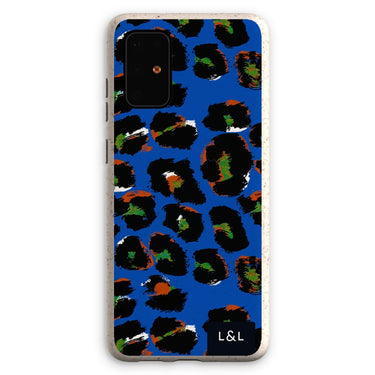 Dark Blue Leopard Eco Phone Case - Loam & Lore