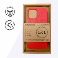 Thumbnail for Eco Phone Case | iPhone 12 and 12 Pro Compostable iPhone Case | Crimson Coral - Loam & Lore
