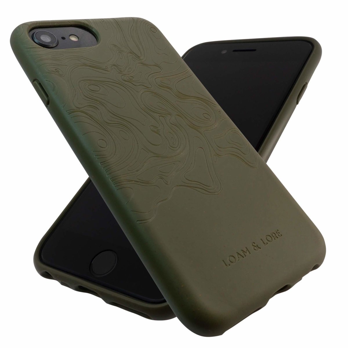 Eco Phone Case | iPhone SE 2020, iPhone 6, iPhone 7, iPhone 8 Compostable Case | Moss Green - Loam & Lore