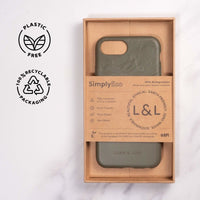 Thumbnail for Eco Phone Case | iPhone SE 2020, iPhone 6, iPhone 7, iPhone 8 Compostable Case | Moss Green - Loam & Lore