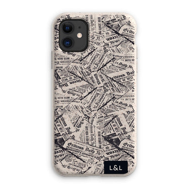 Newspaper Eco Phone Case - Loam & Lore