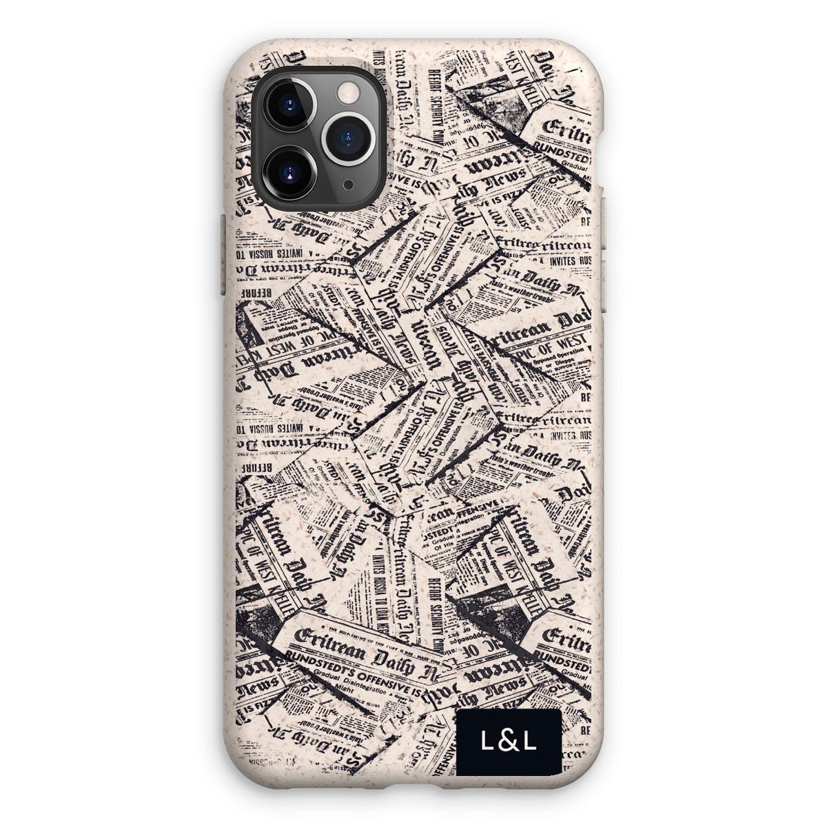 Newspaper Eco Phone Case - Loam & Lore