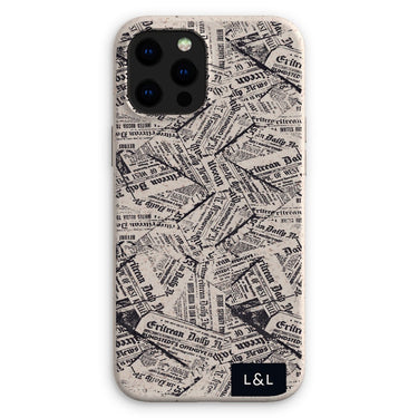 Newspaper Eco Phone Case - Loam & Lore