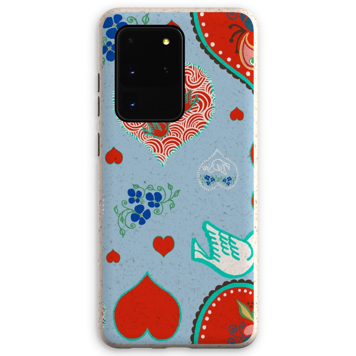 Nordic Folk Hearts Eco Phone Case - Loam & Lore