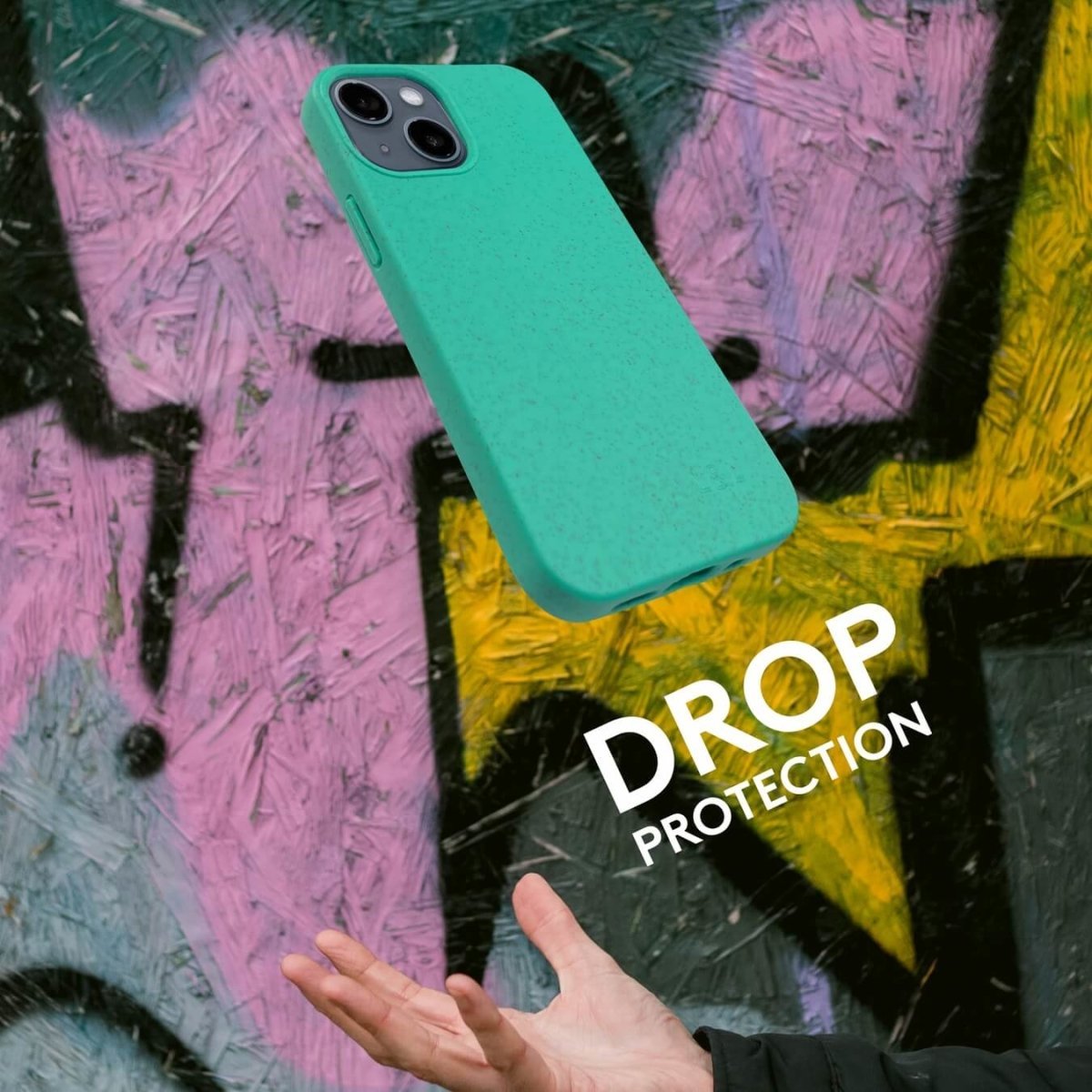 Sale - Biodegradable iPhone 13 Mini Case - Mint - Loam & Lore