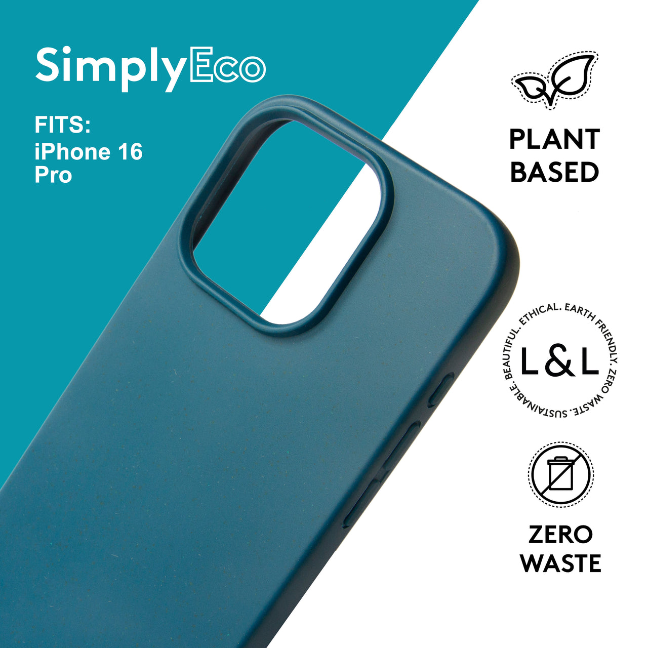 Biodegradable iPhone 16 Pro Blue