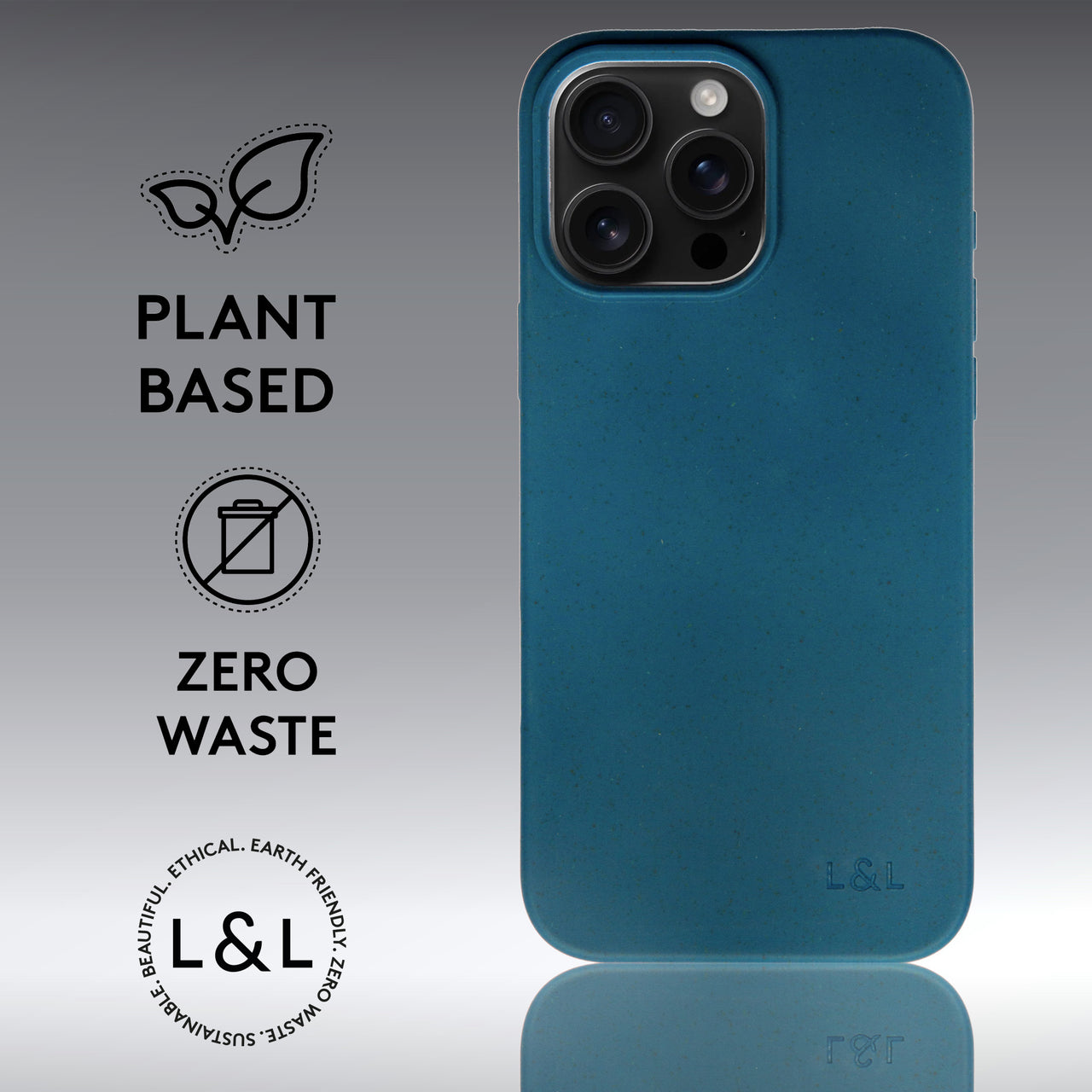 Biodegradable iPhone 16 Pro Max Blue