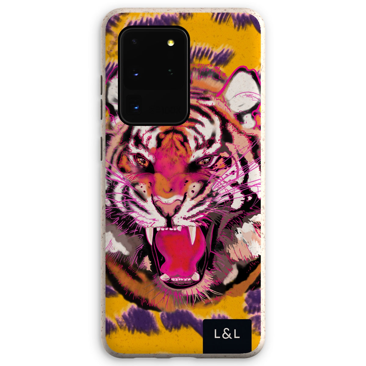 Neon Tiger Eco Phone Case