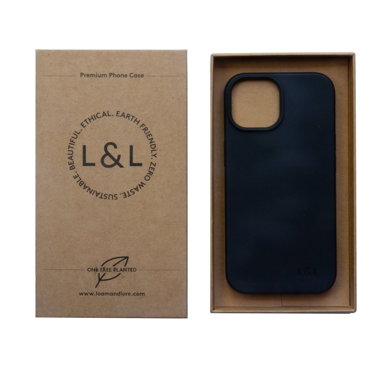 Biodegradable iPhone 15 Black - Loam & Lore