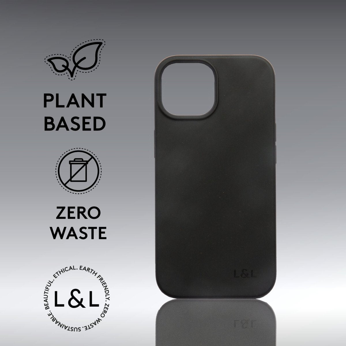 Biodegradable iPhone 15 Black - Loam & Lore