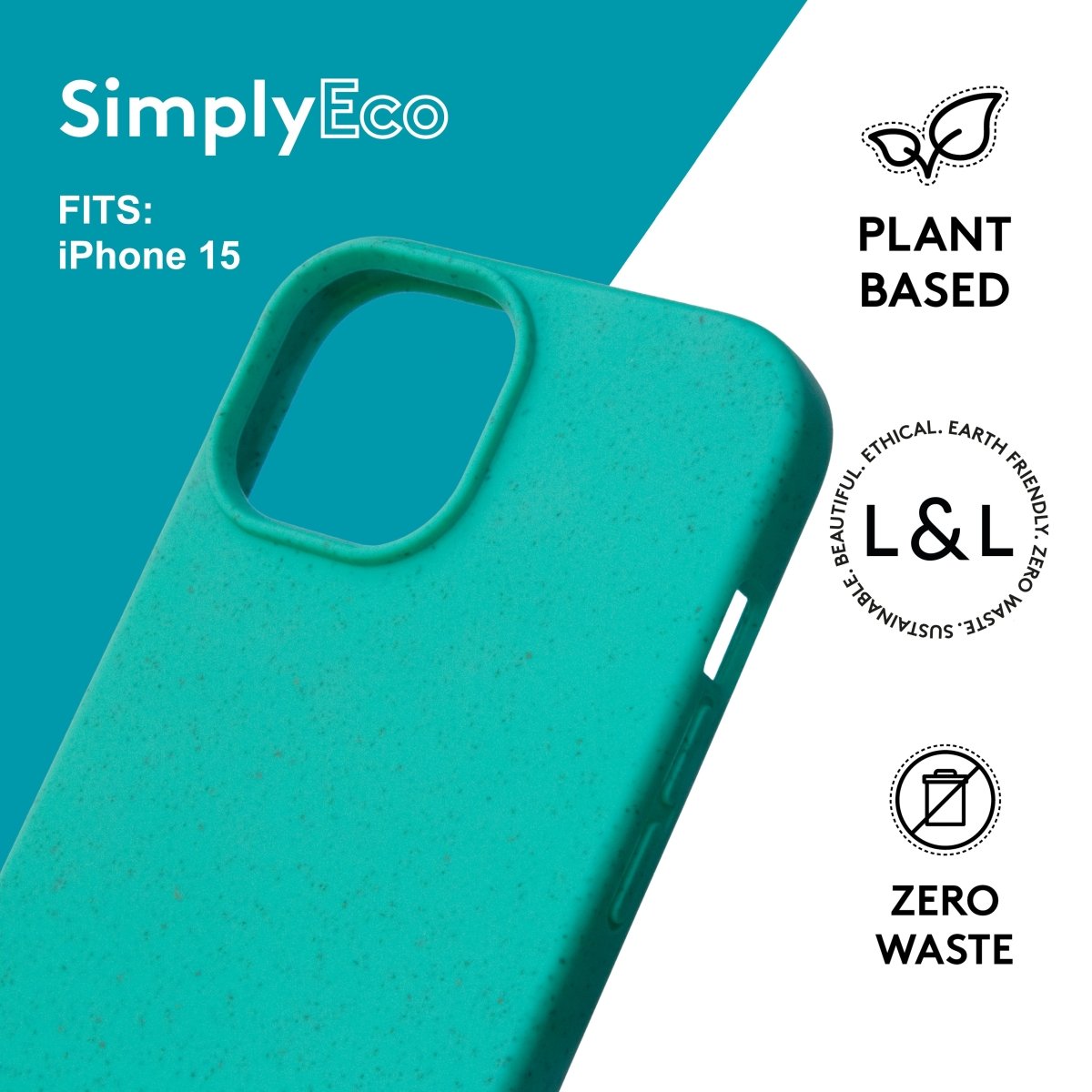 Biodegradable iPhone 15 Mint - Loam & Lore