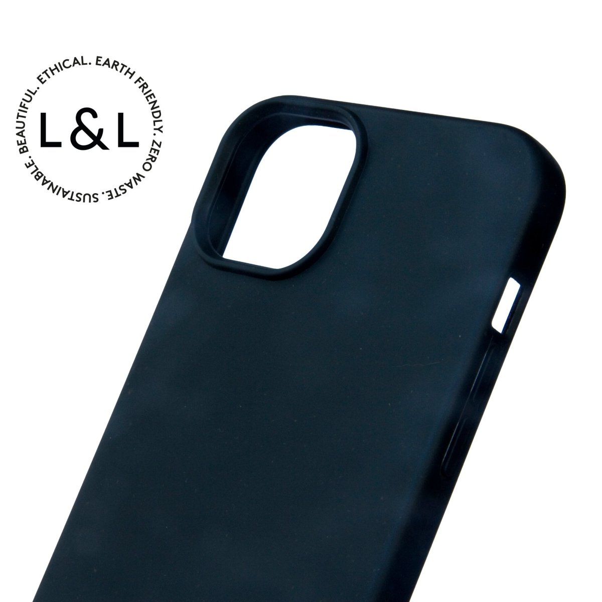 Biodegradable iPhone 15 Plus Black - Loam & Lore