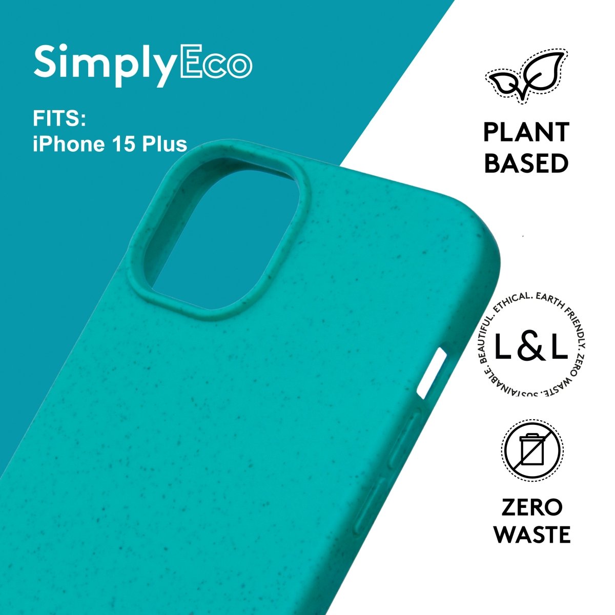 Biodegradable iPhone 15 Plus Mint - Loam & Lore