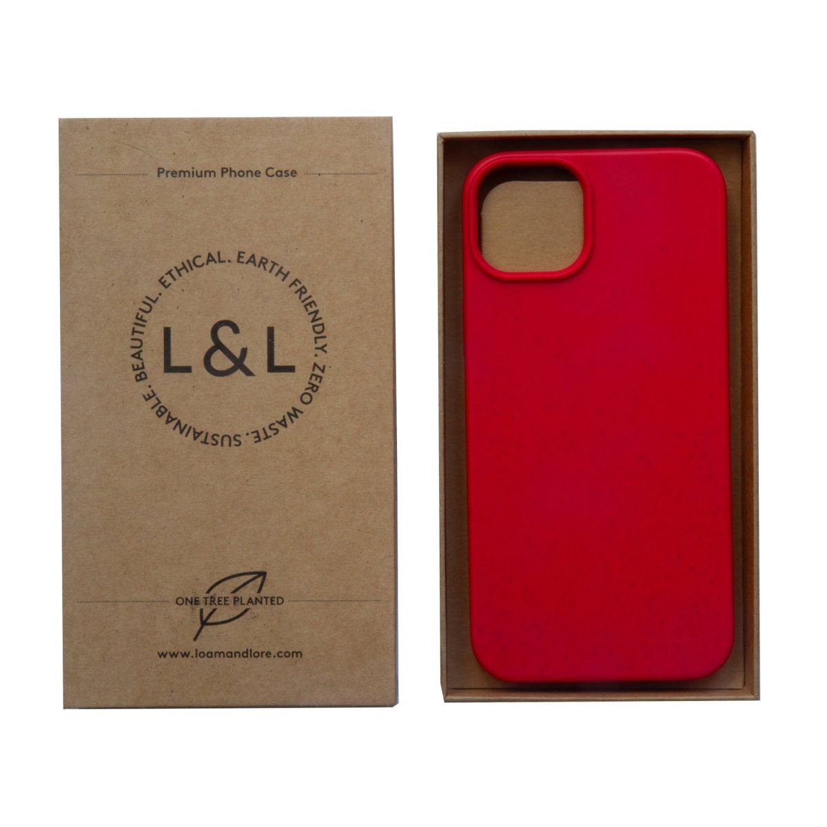 Biodegradable iPhone 15 Plus Red - Loam & Lore