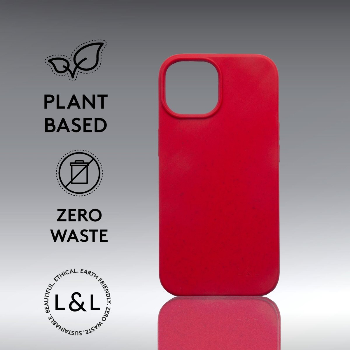 Biodegradable iPhone 15 Red - Loam & Lore