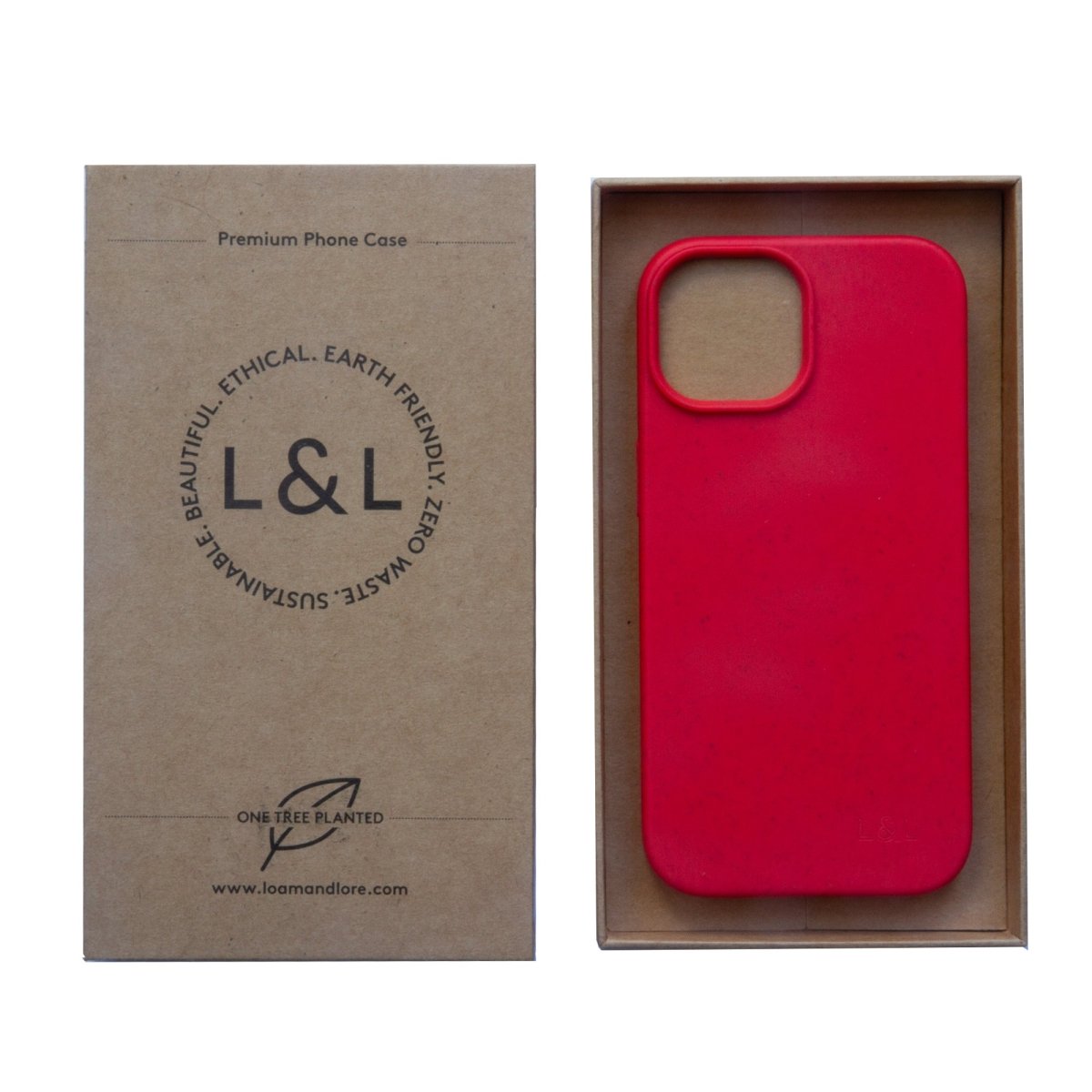 Biodegradable iPhone 15 Red - Loam & Lore