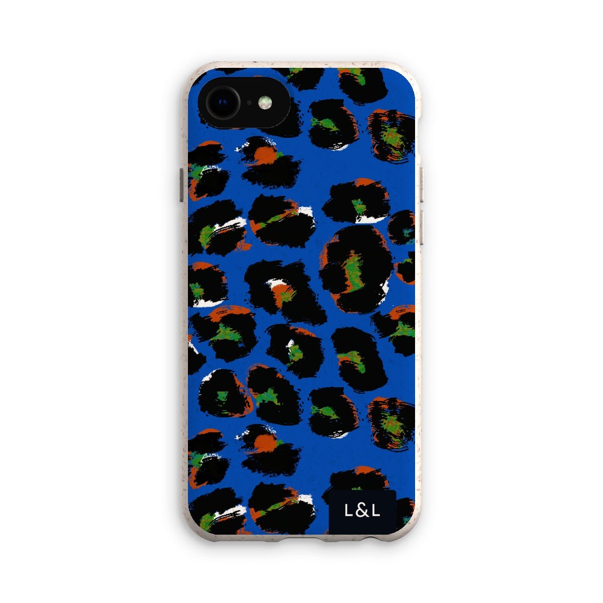 Dark Blue Leopard Eco Phone Case