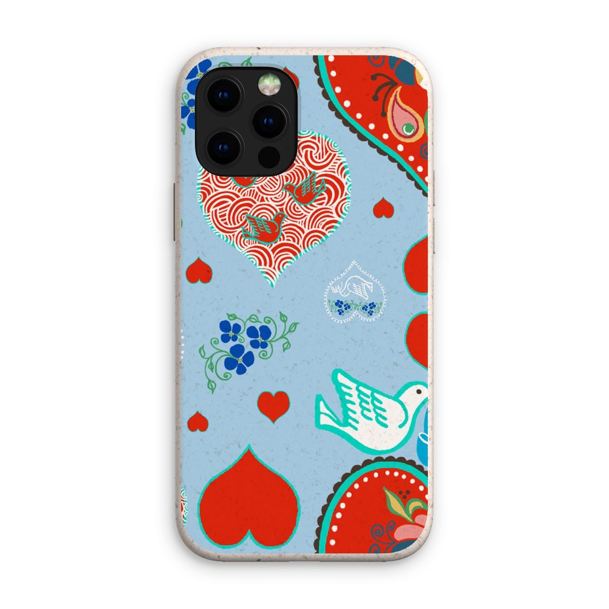 Nordic Folk Art Eco Phone Case