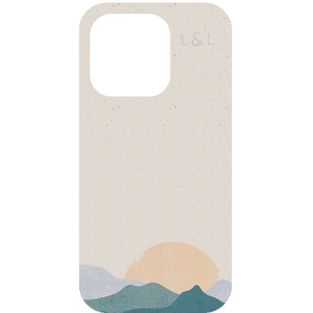 Sunset over the mountain Eco Phone Case - Loam & Lore