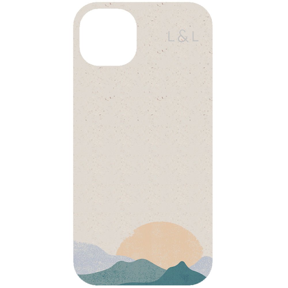 Sunset over the mountain Eco Phone Case - Loam & Lore