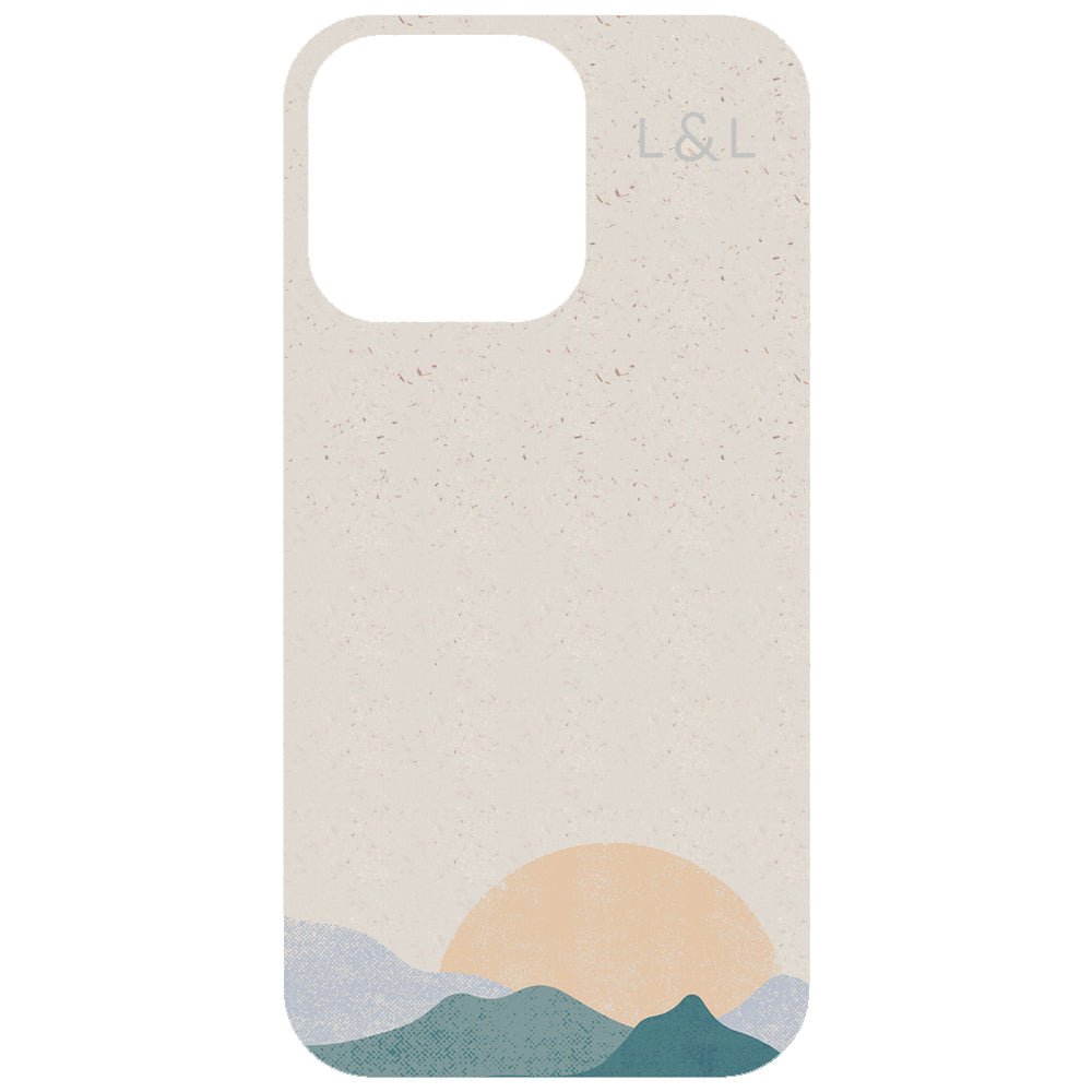 Sunset over the mountain Eco Phone Case - Loam & Lore