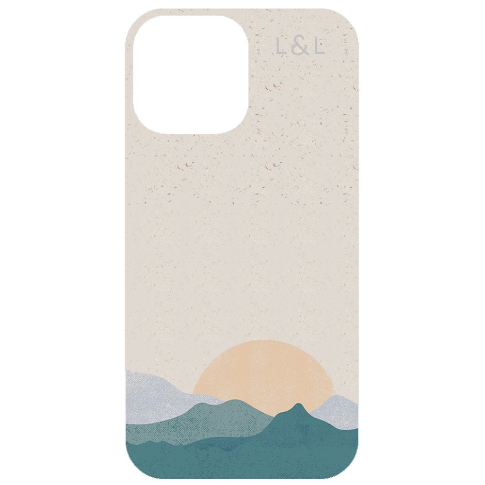 Sunset over the mountain Eco Phone Case - Loam & Lore