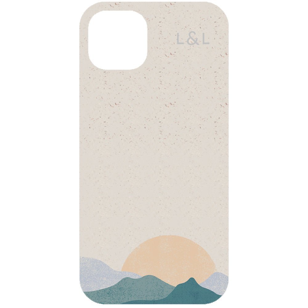 Sunset over the mountain Eco Phone Case - Loam & Lore