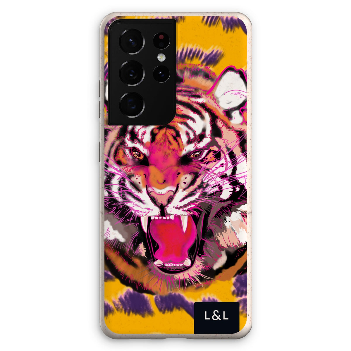 Neon Tiger Eco Phone Case