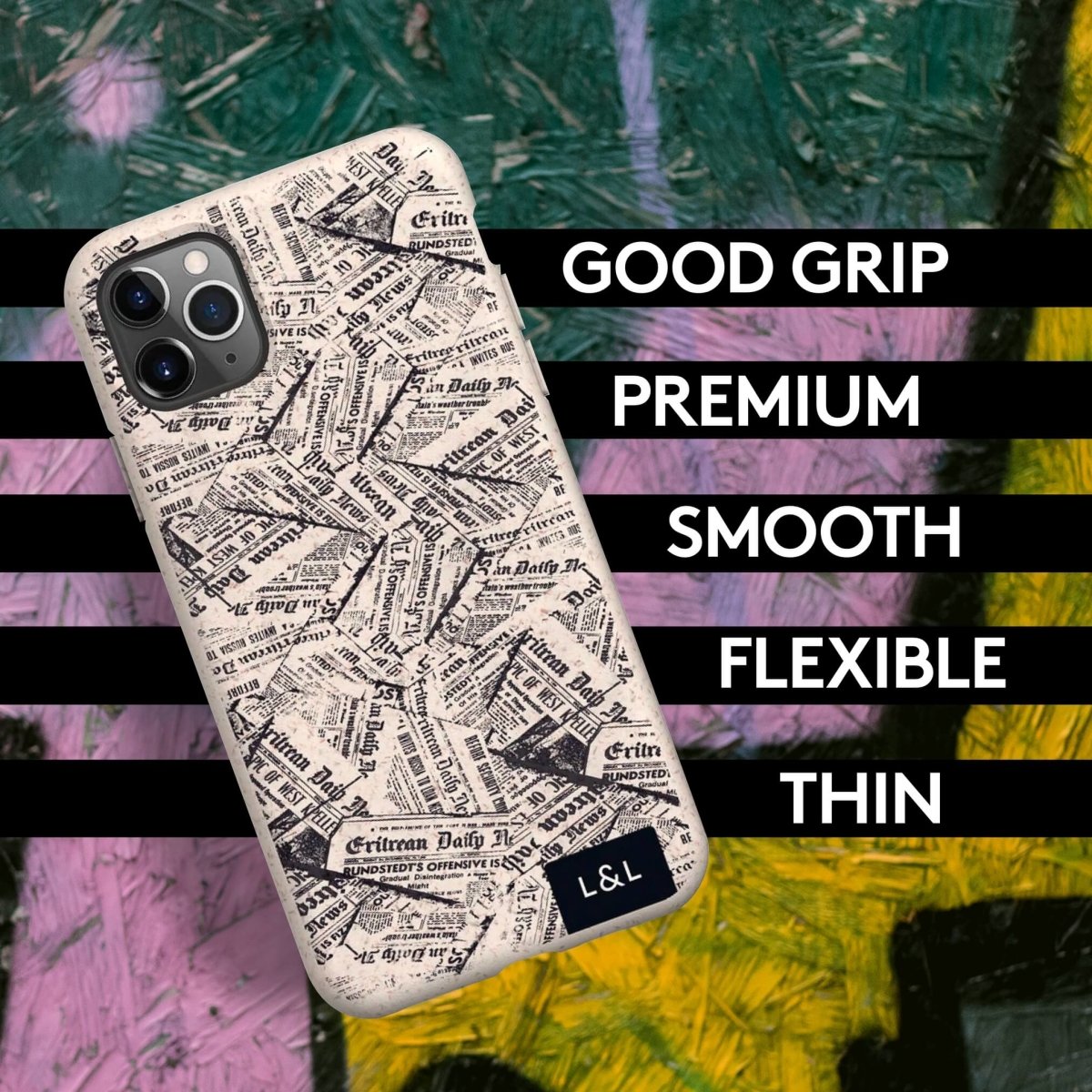 Abstract Botanical Leopard Print Eco Phone Case - Loam & Lore
