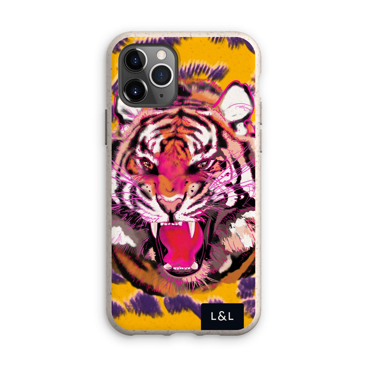 Neon Tiger Eco Phone Case