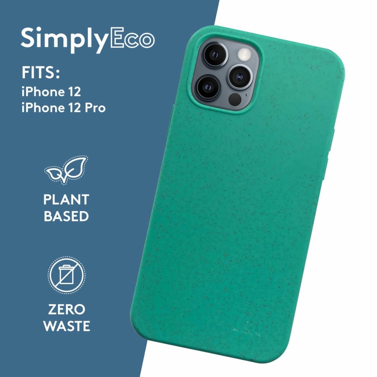 Biodegradable iPhone 12 / 12 Pro Case - Mint - Loam & Lore
