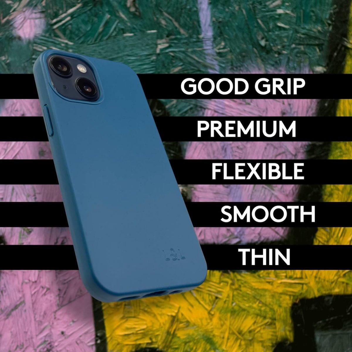 Biodegradable iPhone 13 Mini Case - Deep Blue - Loam & Lore