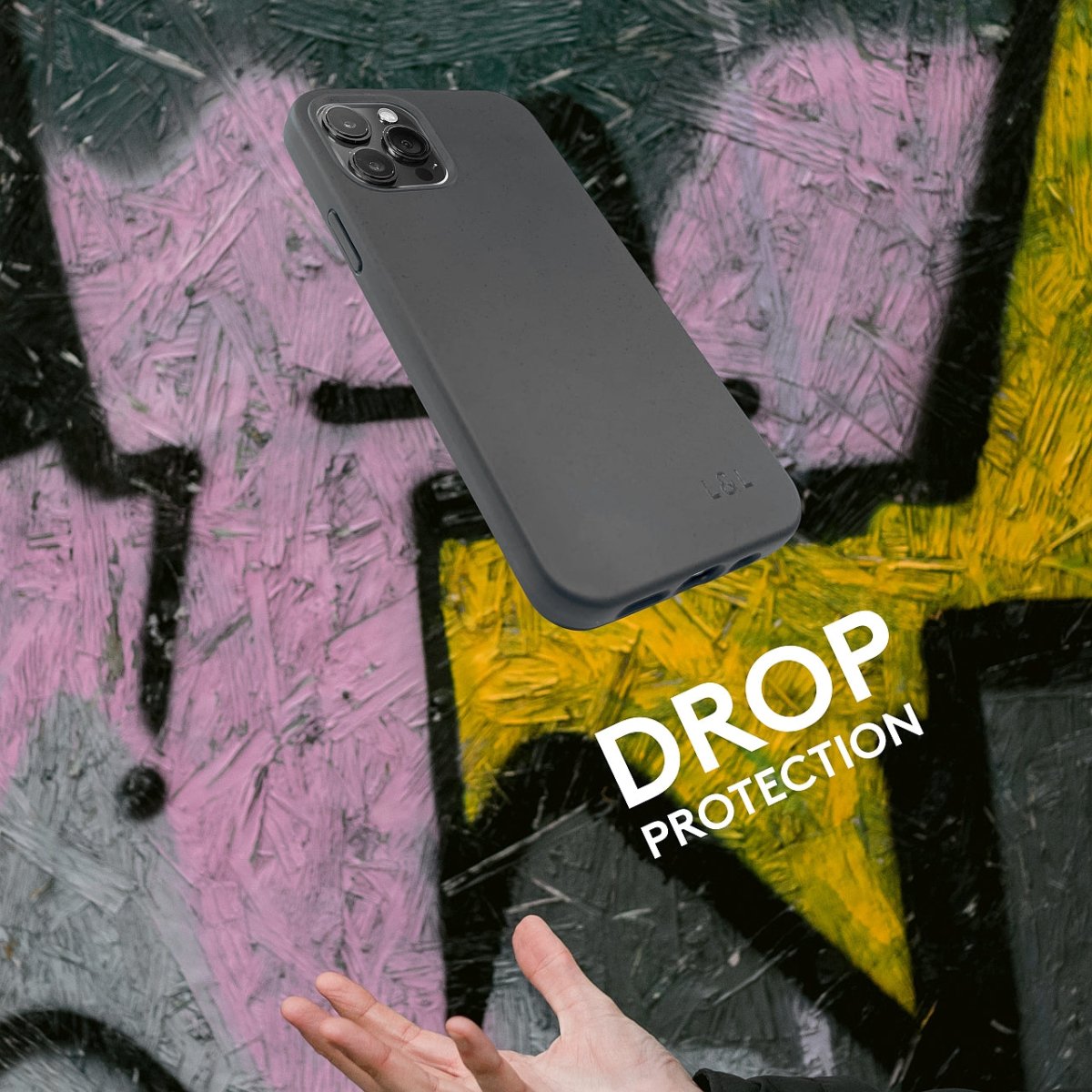 Biodegradable iPhone 14 Pro Case - Black - Loam & Lore