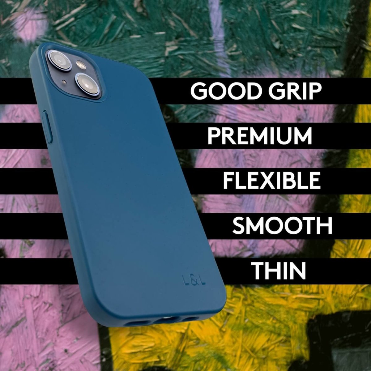Biodegradable iPhone 14 Pro Max Case - Deep Blue - Loam & Lore