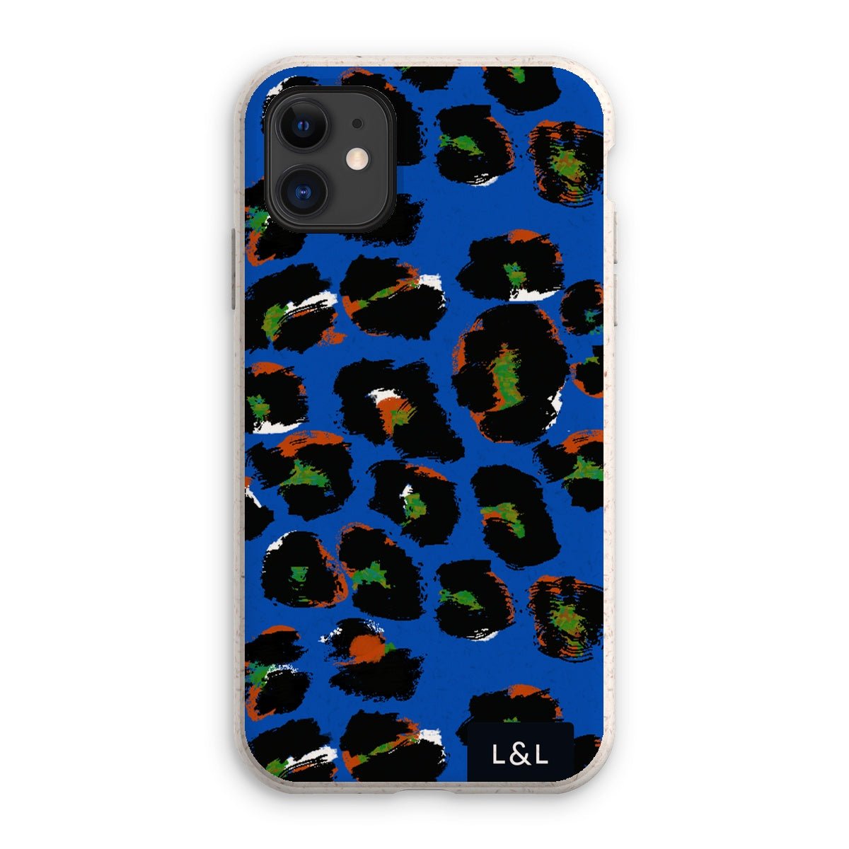 Dark Blue Leopard Eco Phone Case - Loam & Lore