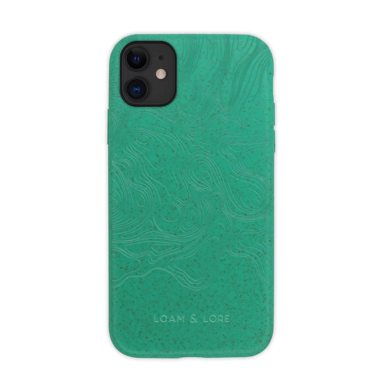 Eco-Friendly Compostable Biodegradable Lanyard Phone Case for iPhone 11 Pro  - Green Nerine